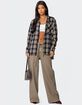 EDIKTED Hudson Oversized Tie Belt Jeans image number 2
