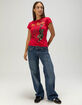 ED HARDY Rhinestone Panther Womens Fitted Tee image number 5