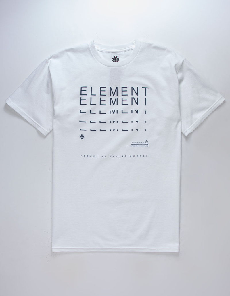 ELEMENT Shutter White Mens T-Shirt image number 0