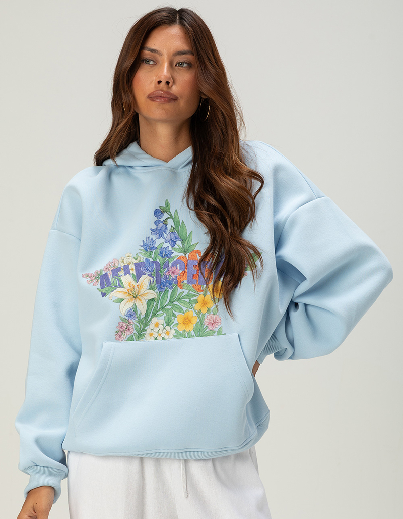 AELFRIC EDEN Floral Star Womens Oversized Hoodie image number 1