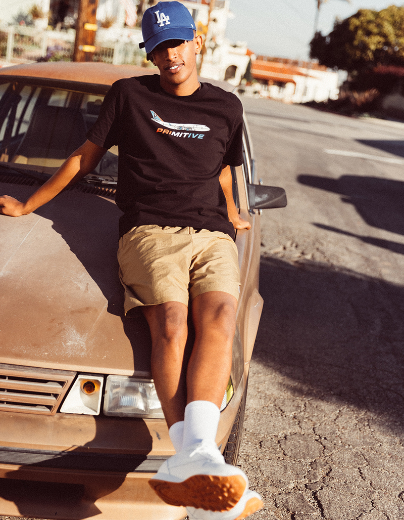 CHAMPION Nylon Warm Up Mens Shorts image number 0