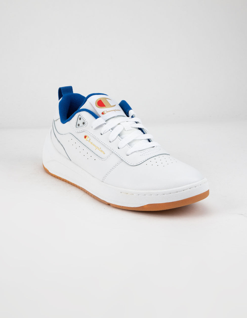 CHAMPION Super C Court Classic Leather White Mens Shoes image number 1