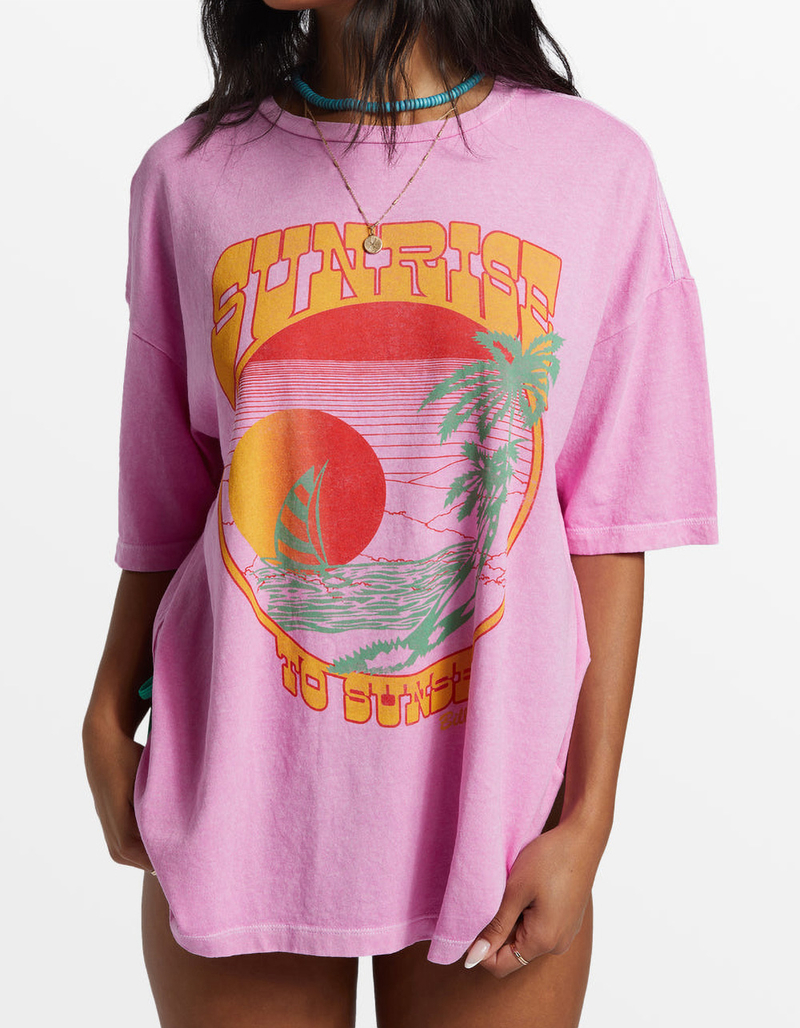 BILLABONG Sunrise To Sunset Womens Oversized Tee image number 2