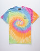 RIOT SOCIETY Peace Sign Embroidered Mens T-Shirt image number 1