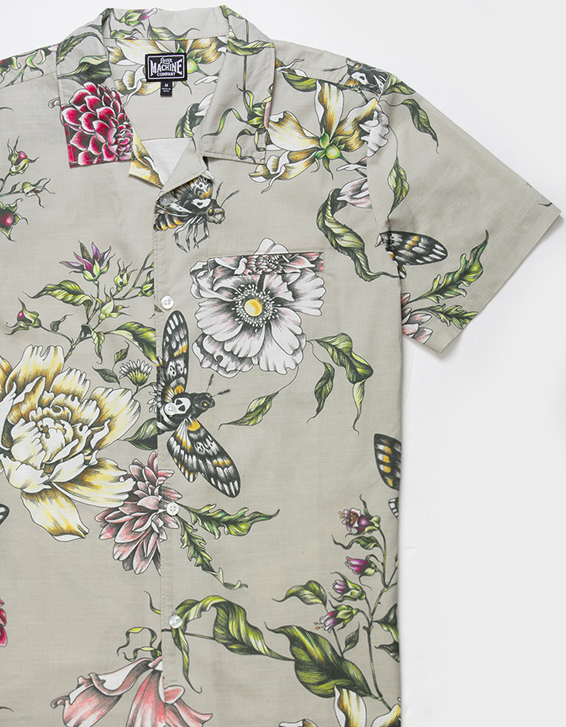 LOSER MACHINE Hawkmoth Mens Button Up Shirt image number 1