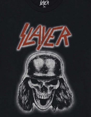 SLAYER Biker Skull Unisex Tee Alternative Image