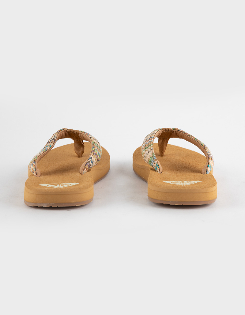 ROXY Porto Raffia II Womens Sandals image number 3