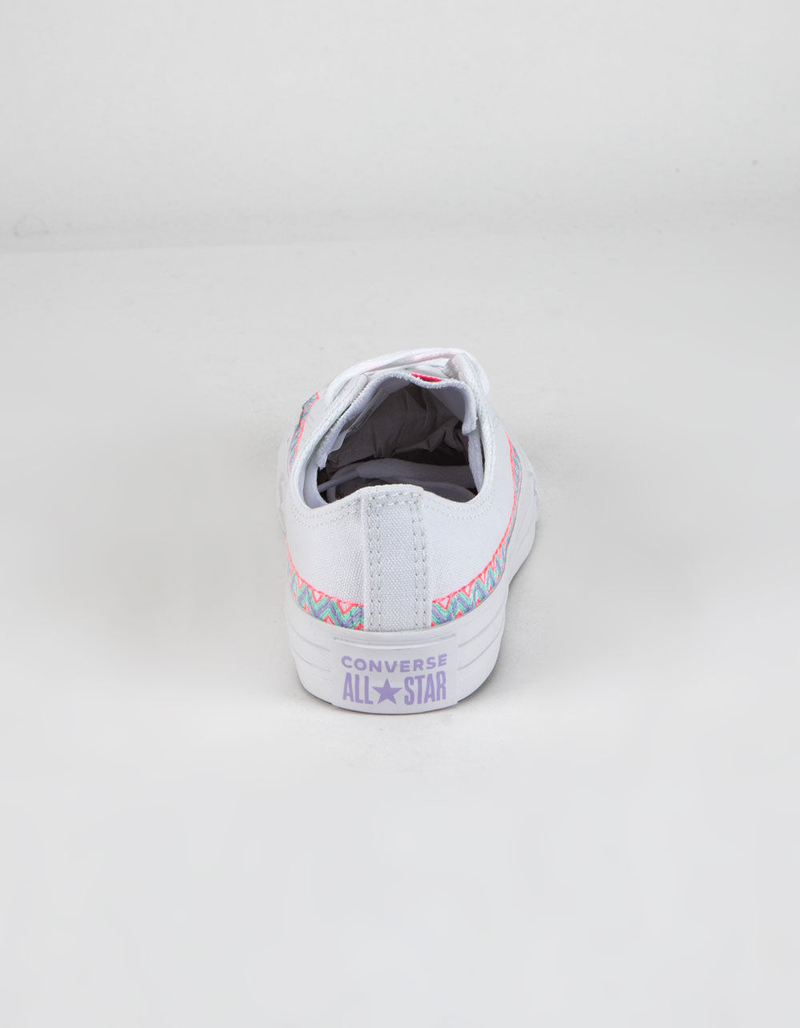 CONVERSE Friendship Bracelet Chuck Taylor All Star Girls Low Top Shoes image number 4