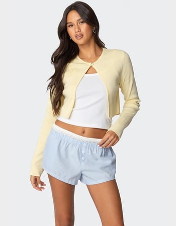 EDIKTED Jayne Split Front Knit Cardigan Primary Image