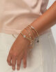 FULL TILT 5 Pack Chain/Heart Beaded Bracelet Set image number 2