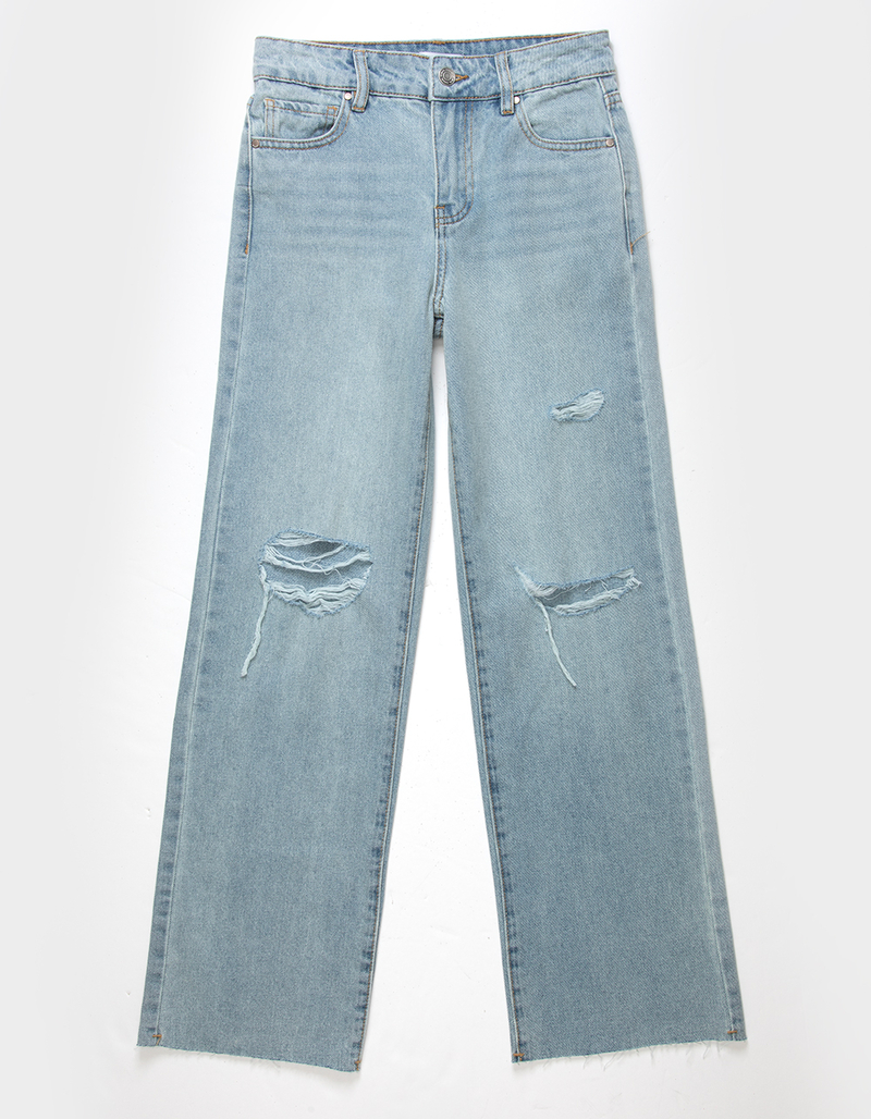 RSQ Girls High Rise Wide Leg Jeans image number 6