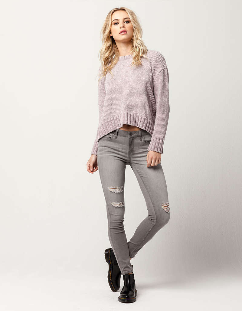 RSQ Ibiza Womens Ripped Skinny Jeans image number 4
