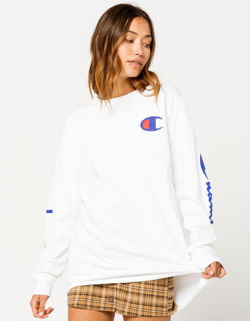 CHAMPION Left Chest C Womens Tee image number 0