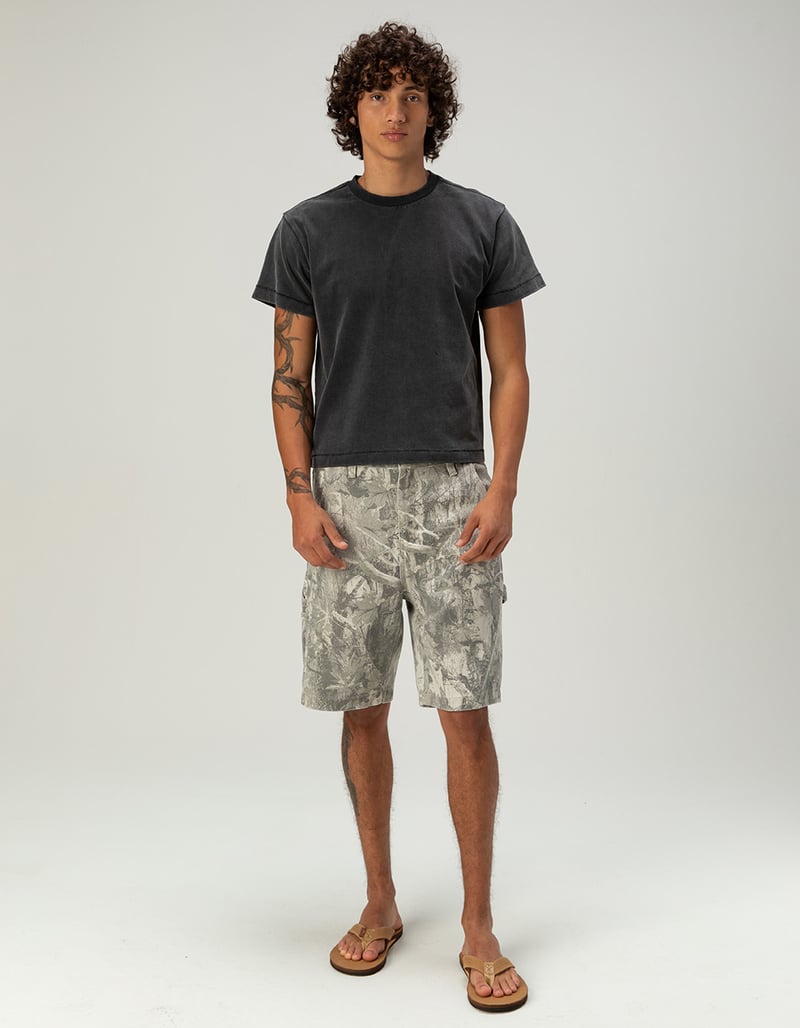 RSQ Mens Loose Twill Carpenter Shorts image number 3