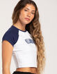 HYPE AND VICE Villanova Womens Raglan Tee image number 2