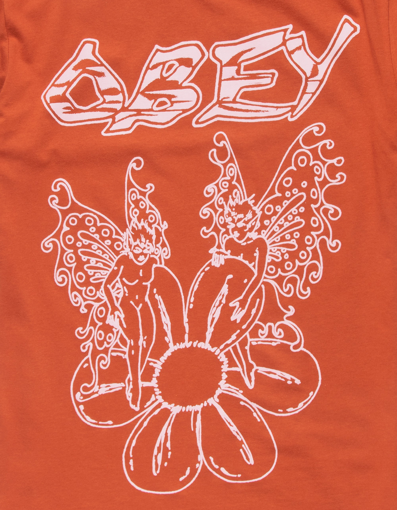 OBEY Flower Fairies Mens Tee image number 1
