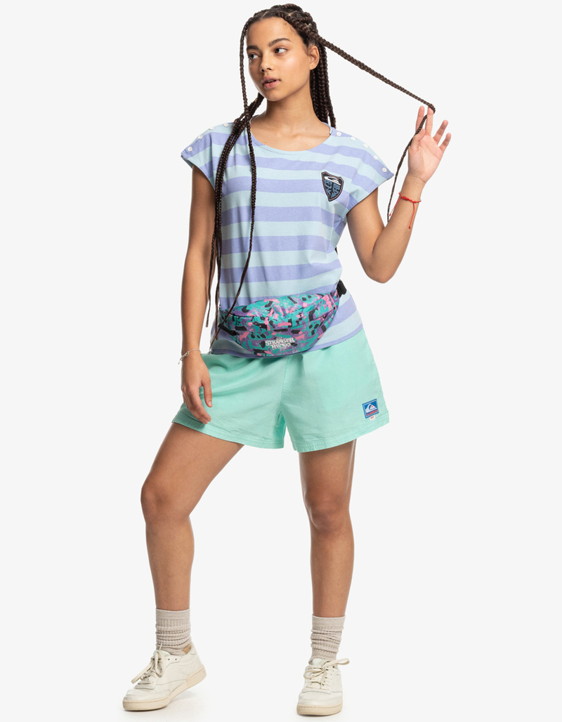 QUIKSILVER x Stranger Things Lenora Womens Volley Shorts image number 1