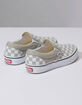 VANS Checkerboard Classic Slip-On Desert Sage Womens Shoes image number 4