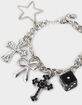 FULL TILT Cross/Star/Bow Charm Bracelet image number 3