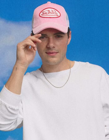 VON DUTCH Velvet Trucker Hat Primary Image