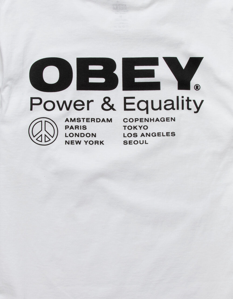 OBEY Power & Equality Mens T-Shirt image number 2