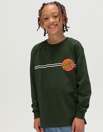 SANTA CRUZ Classic Dot Boys Long Sleeve Tee Primary Image