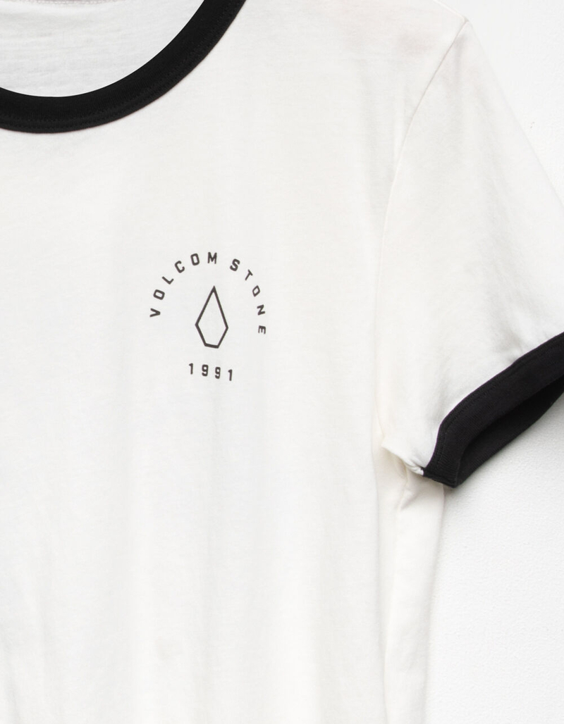 VOLCOM Truly Womens Ringer Tee image number 7