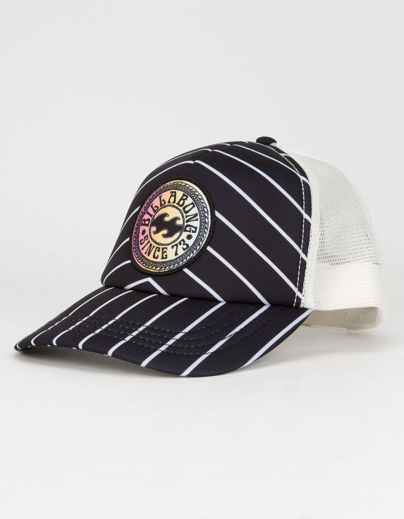 BILLABONG Heritage Mashup Black & White Womens Trucker Hat image number 0