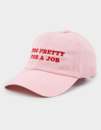 Too Pretty For A Job Strapback Hat Primary Image