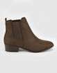 SODA Womens Chocolate Chelsea Boots image number 1