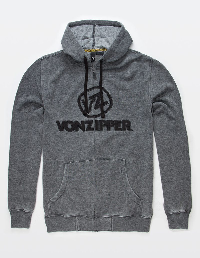 VON ZIPPER Exhaust Mens Zip Hoodie image number 0