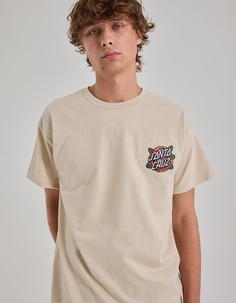 SANTA CRUZ Rose Dot Mens Tee image number 3