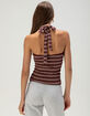 RSQ Womens Stripe Halter Top image number 4