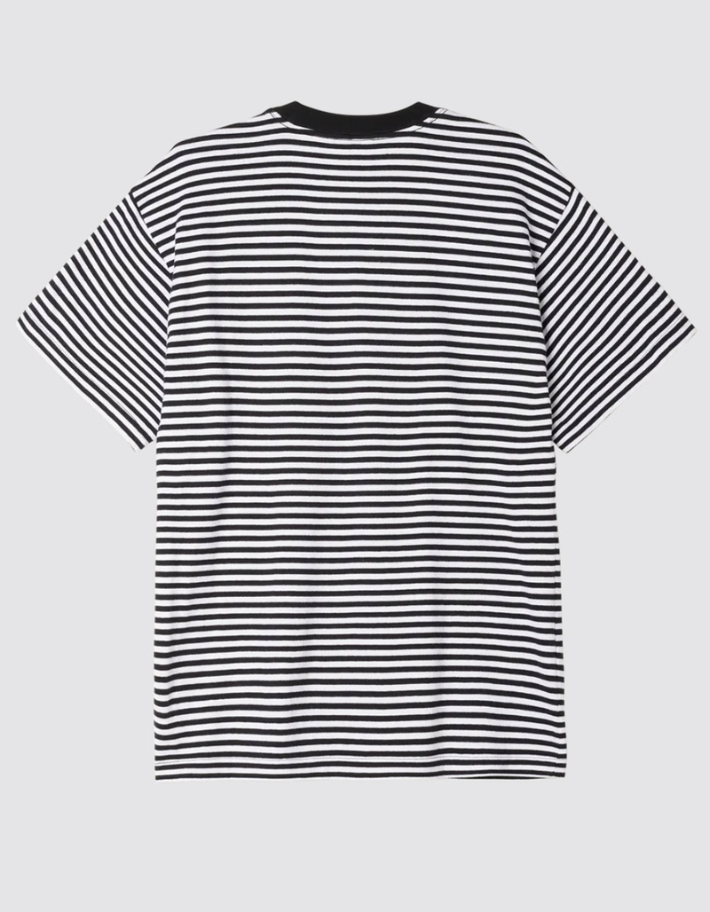 OBEY Established Works Eyes Mens Stripe Tee image number 1