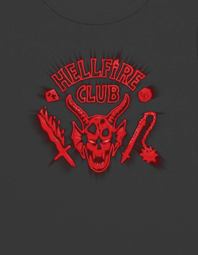 STRANGER THINGS Hellfire Club Glow Womens Baby Tee image number 1