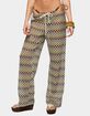 EDIKTED Mindee Zigzag Crochet Pants image number 1