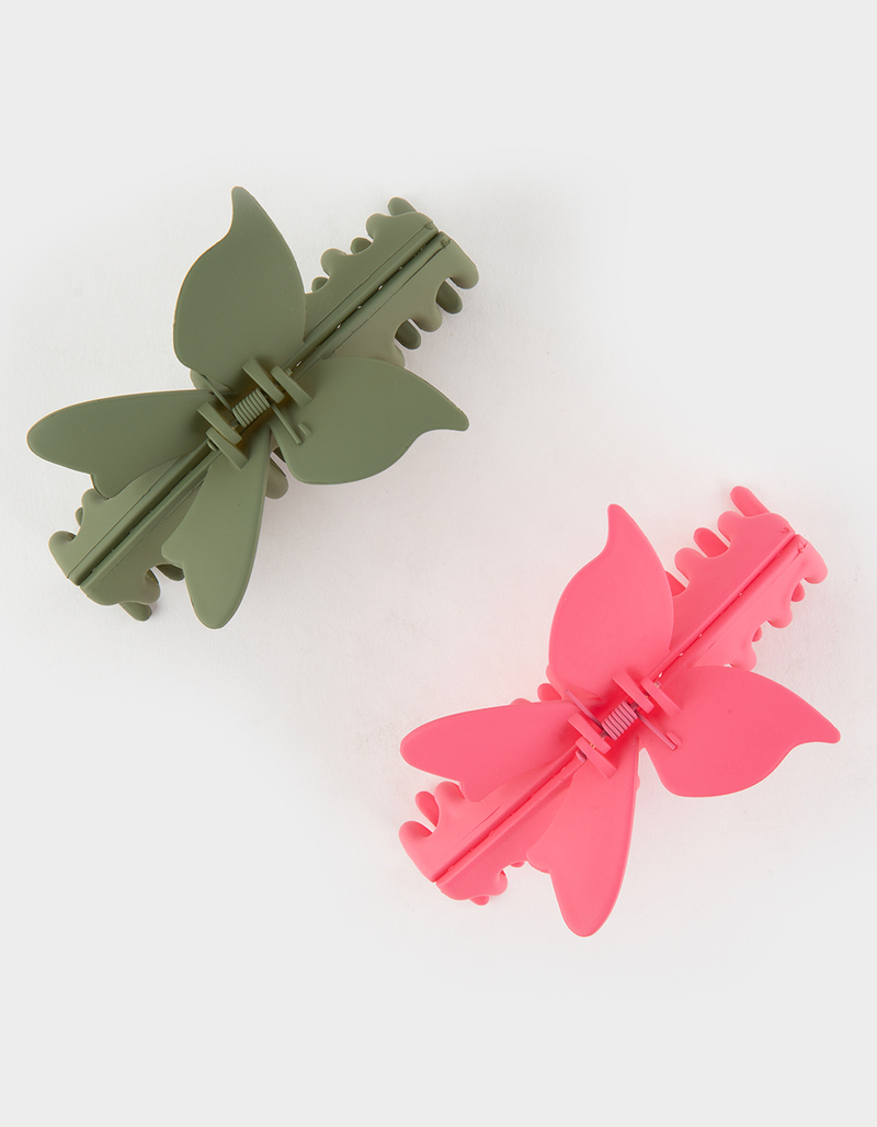 FULL TILT 2 Pack Oversized Butterfly Clips image number 2