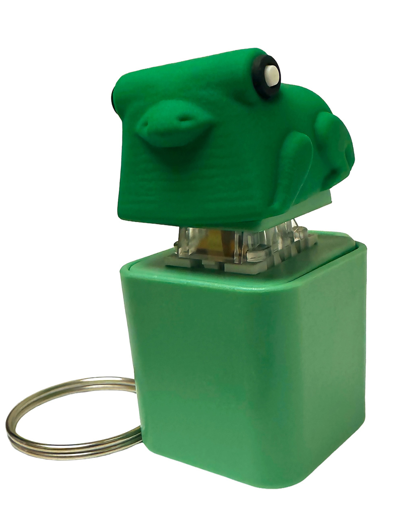 Frog Rechargeable Clicker Keychain image number 1
