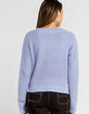 FULL TILT V Neck Womens Light Blue Sweater image number 3