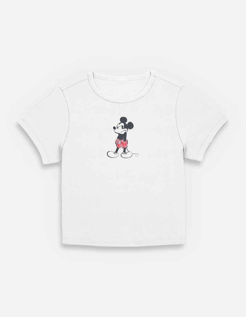 DISNEY Mickey Mouse Bored Womens Baby Tee image number 0