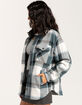 RSQ Womens Pop Color Woven Plaid Shacket image number 3