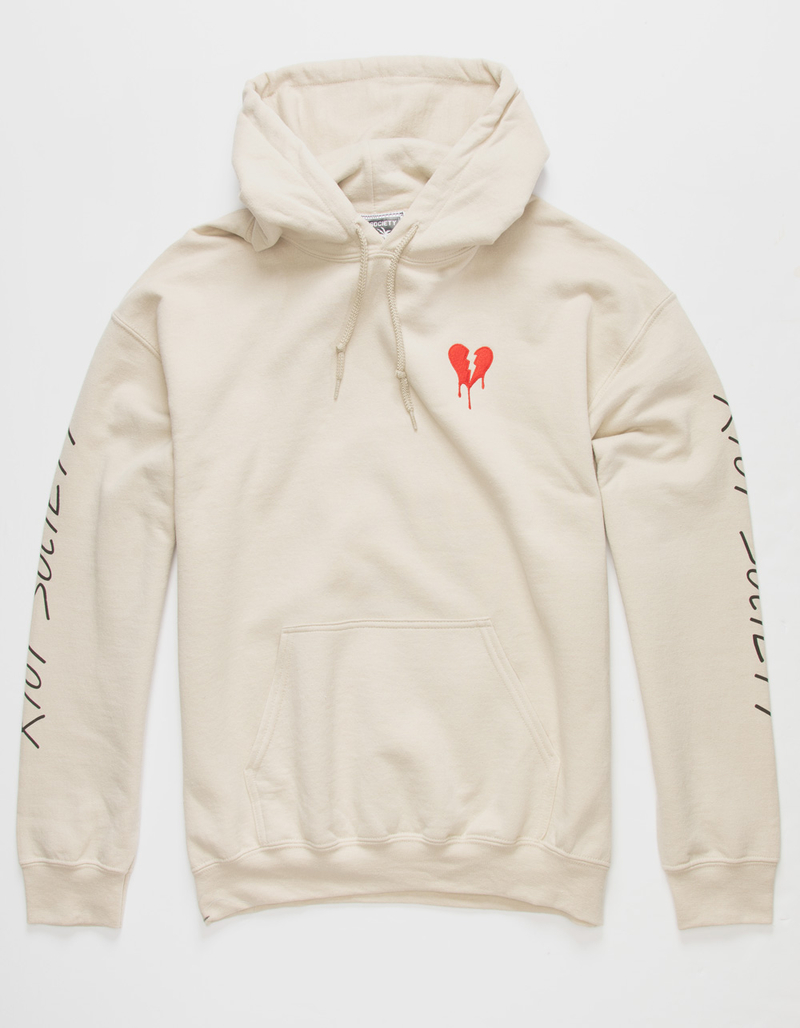 RIOT SOCIETY Broken Heart Mens Hoodie image number 0