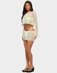 EDIKTED Kirah Sequin Crochet Top image number 4