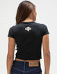 AFFLICTION Flaming Womens Baby Tee image number 4