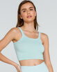 RSQ Seamless Ribbed Light Blue Cami image number 1