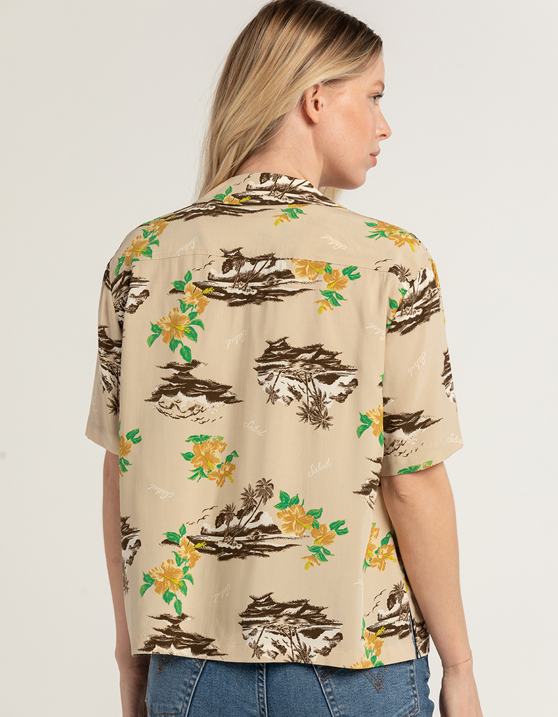 BRIXTON Bunker Paradise Womens Button Up Shirt image number 3