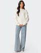 EDIKTED Rutie Bow Patch Sweater image number 3