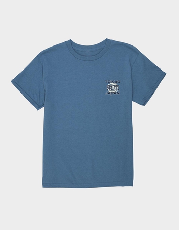 TOKYO Rising Sun Waves Unisex Kids Tee Alternative Image