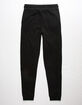 HOLLYWOOD Fleece Moto Black Boys Jogger Pants image number 2