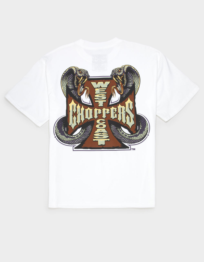WEST COAST CHOPPERS Twin Cobras Mens Tee image number 0